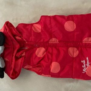 Girls Minnie Mouse puffer vest